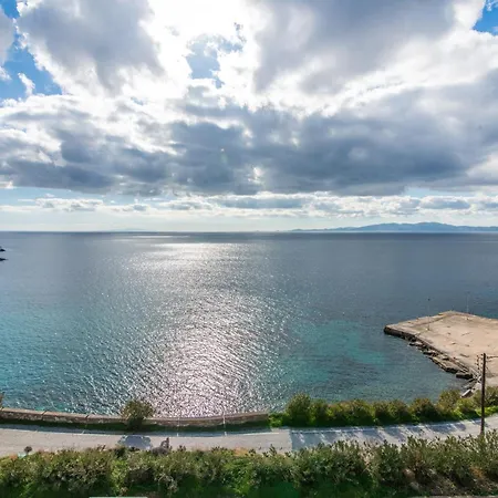 Ferienhaus Blue View House 1 - Ysternia Bay - 2br Seafront