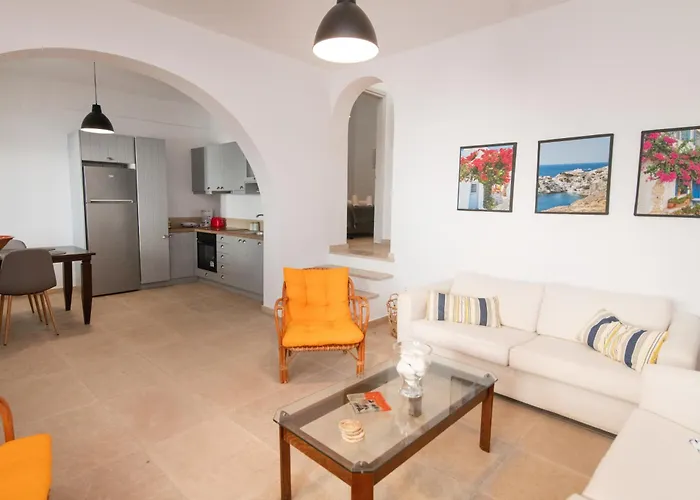 Ferienhaus Blue View House 1 - Ysternia Bay - 2br Seafront Istérnia